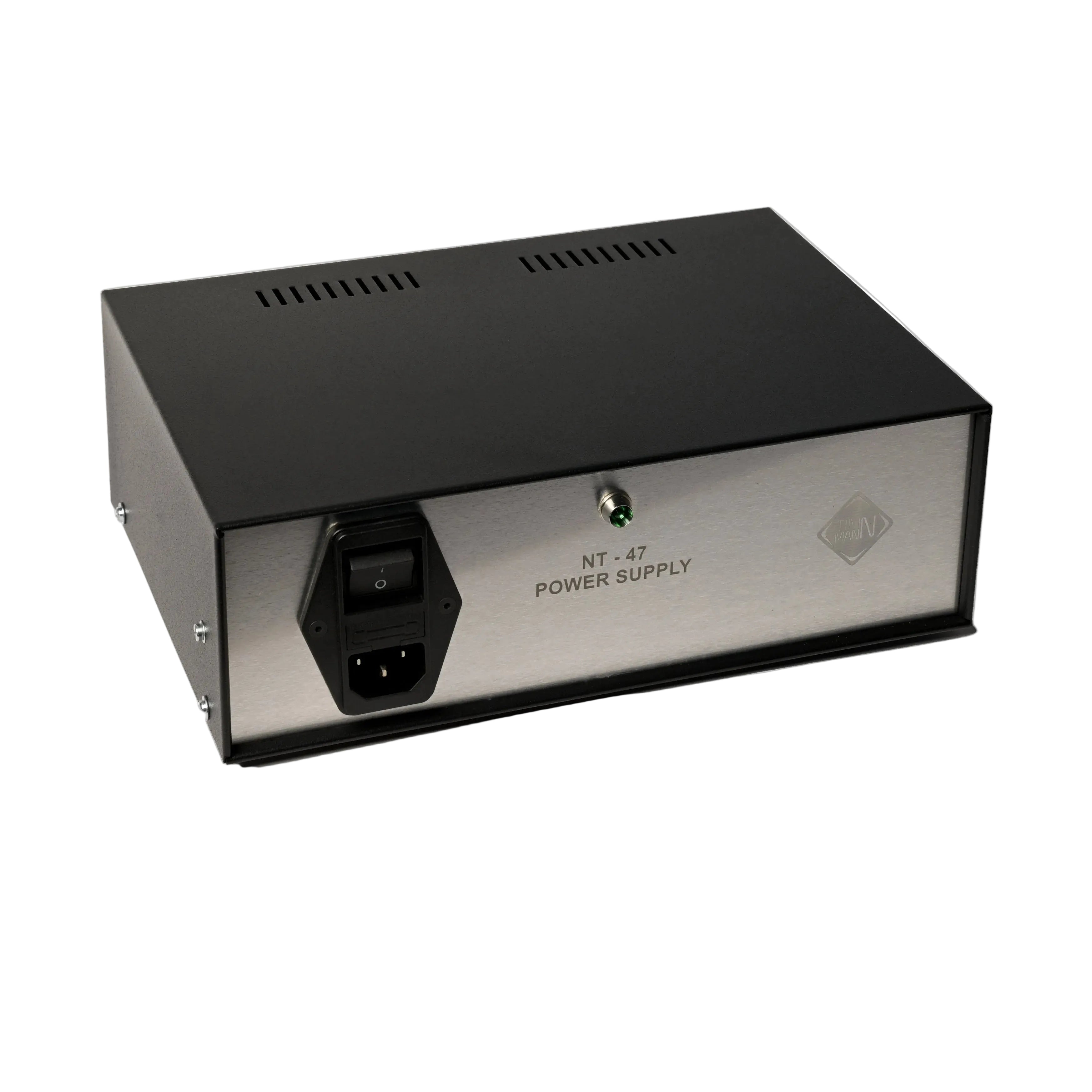 Power supply unit with visible brand logo on a white background